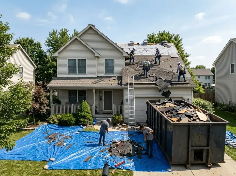roof-replacement-debris-remova-004 — frequently asked questions, Cheapest Dumpster Rentals in Walkersville, MD